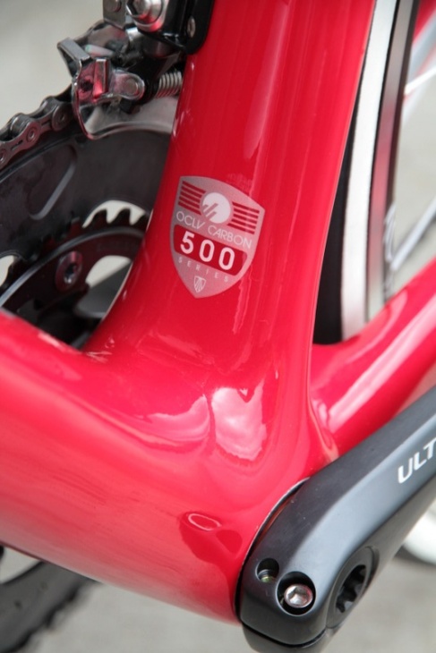 カーボン素材はOCLV500シリーズ。トレックの最先端カーボン